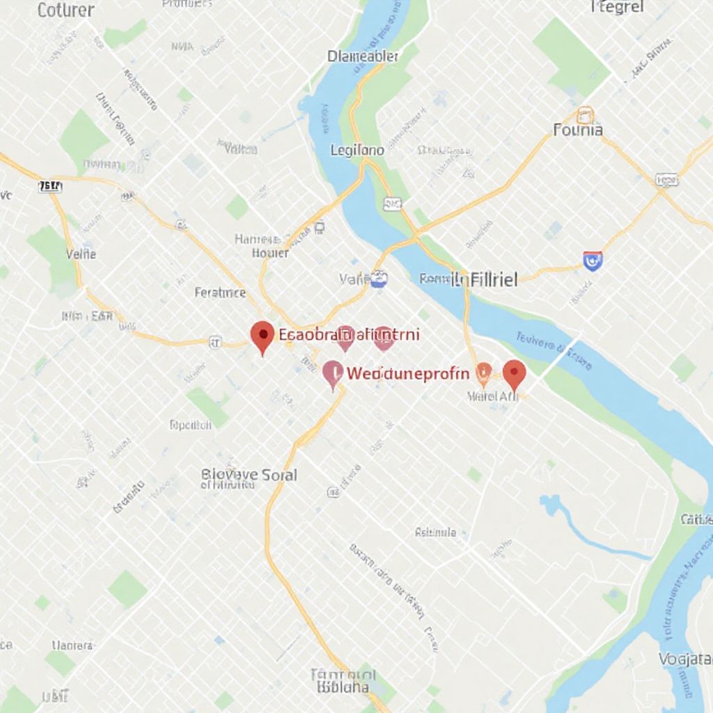 Mapa de ubicación de SegurAuto